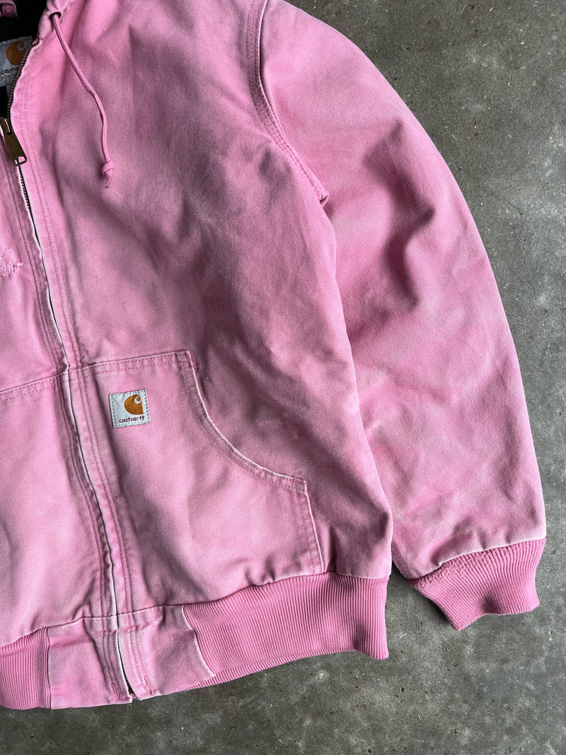 Vintage Pink Hooded Jacket